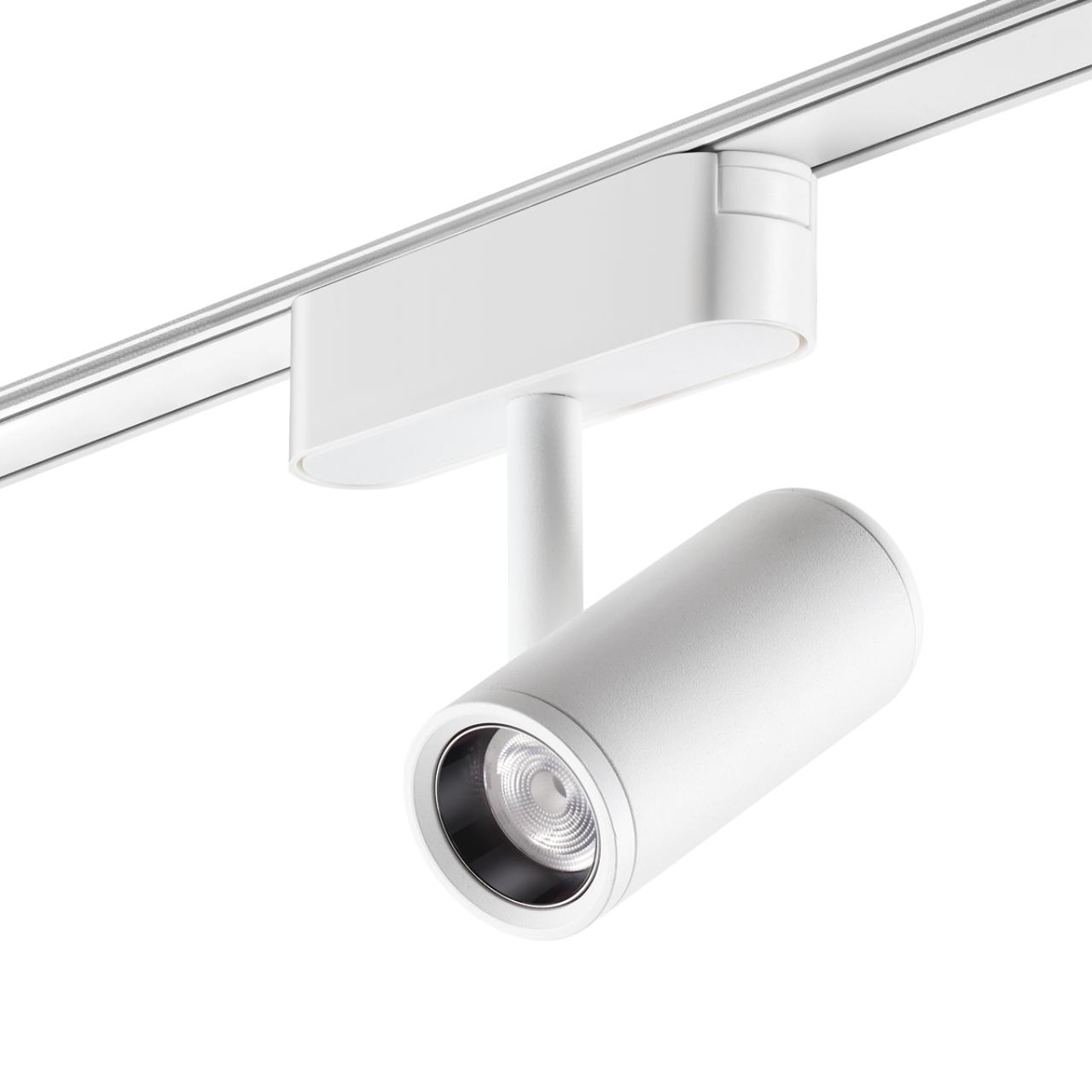 Трековый светильник для низковольтного шинопровода NOVOTECH SHINO SMAL белый LED*1 8W 3000К плафон белый