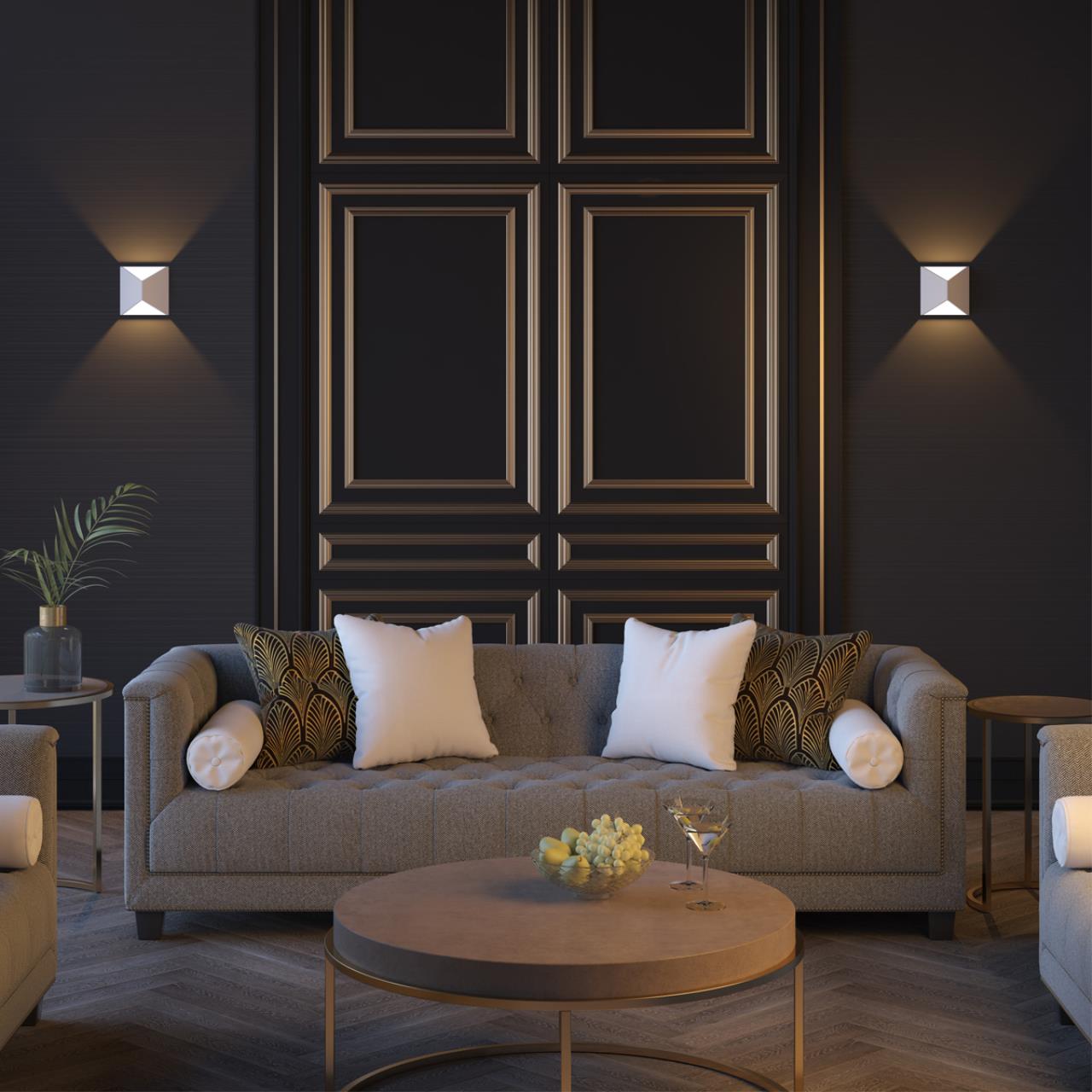 Настенный светильник ODEON LIGHT HIGHTECH TIBRO белый