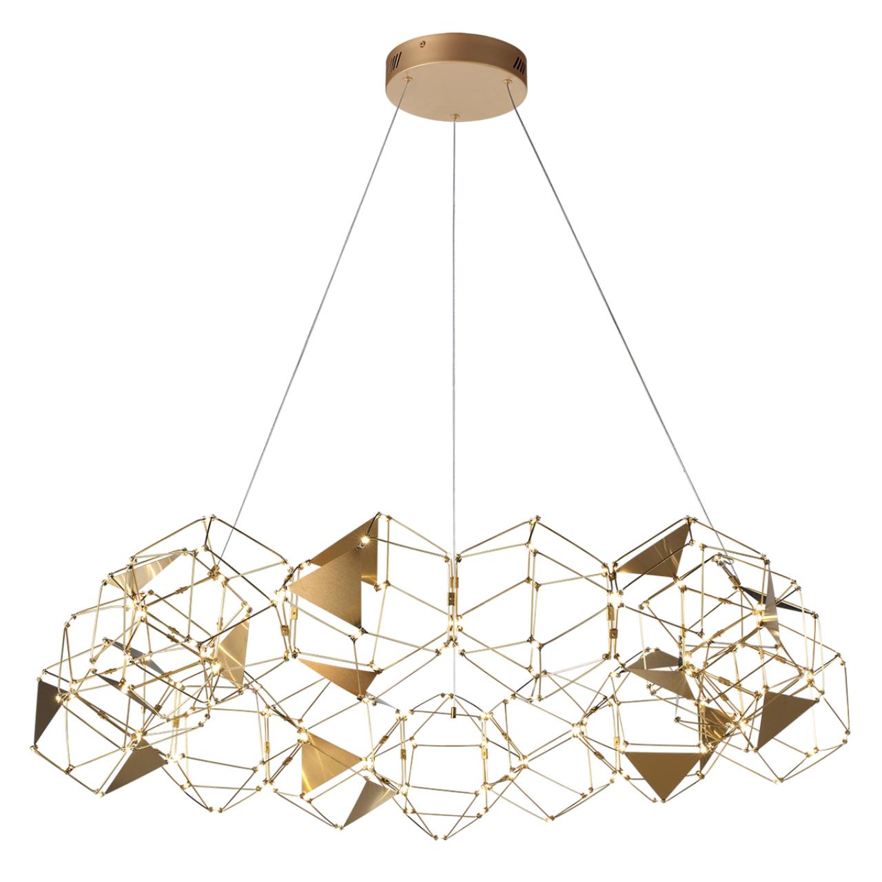 Люстра ODEON LIGHT L-VISION TRELLIS античная бронза, латунь LED*1 68W