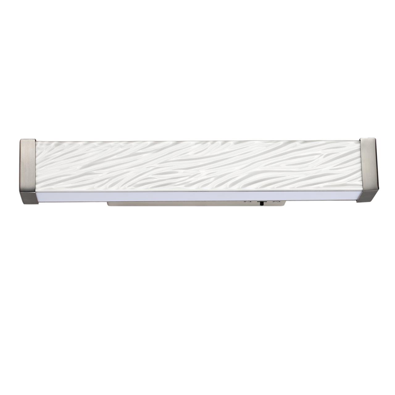 Настенный светильник с выкл. ODEON LIGHT EXCLUSIVE L-VISION RIVIERA никель LED*1 10W 2000/3000/4000К плафон белый