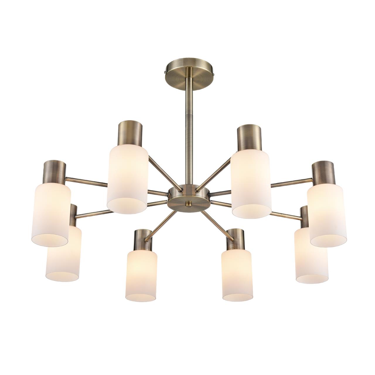 Люстра на штанге LUMION COMFI MAVE бронзовый E14*8 10W