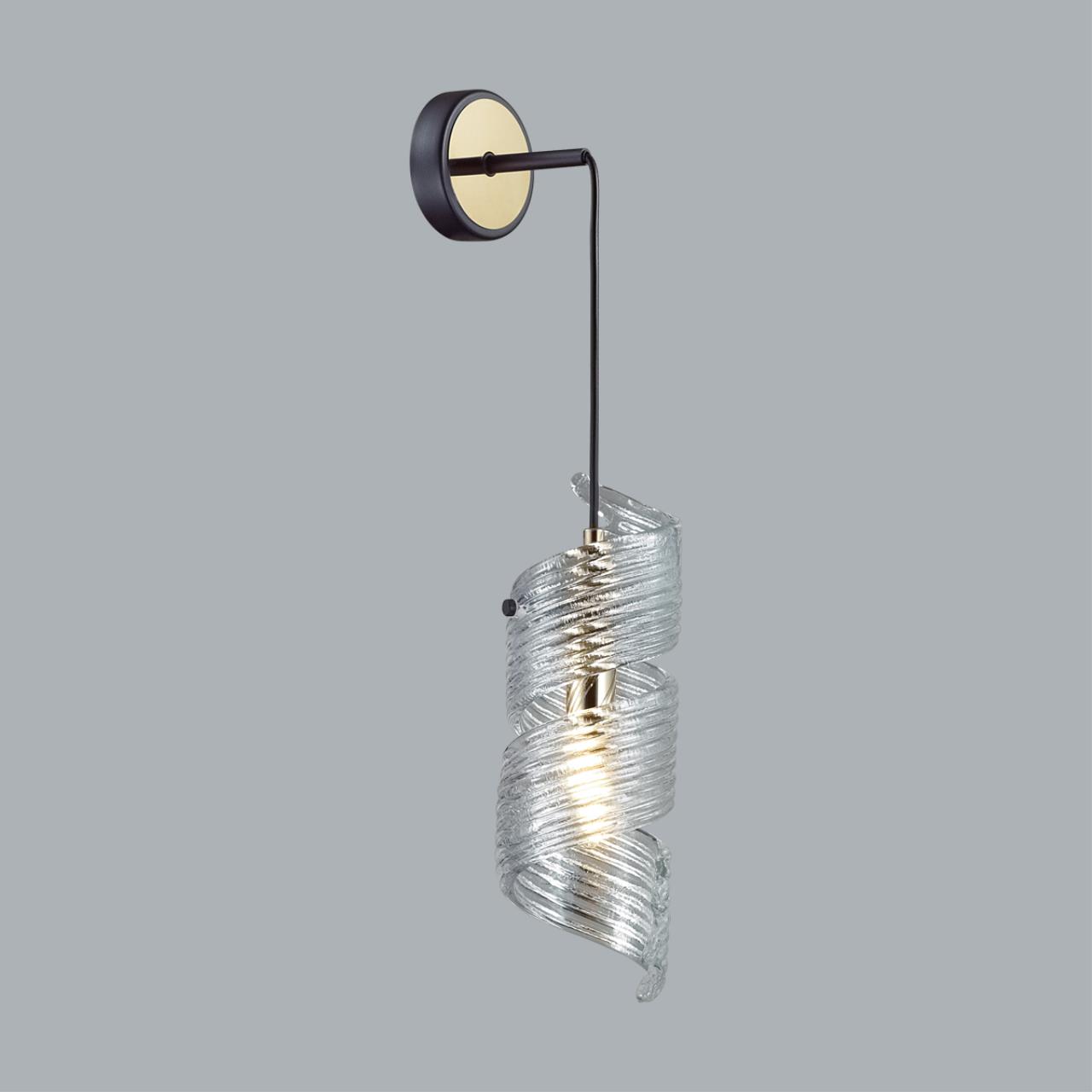 Подвес/бра ODEON LIGHT EXCLUSIVE MODERN FUSILLI черный