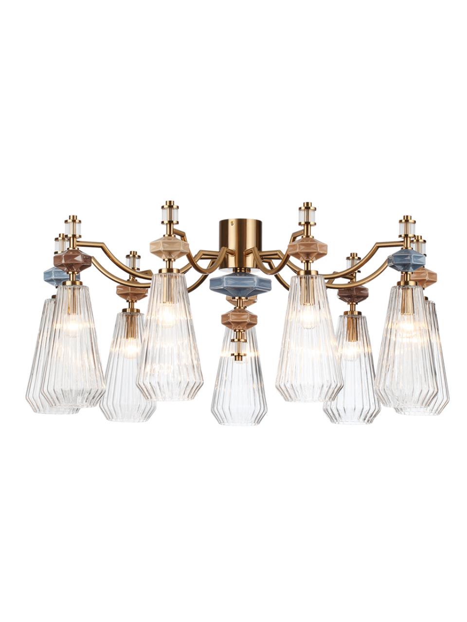 Люстра ODEON LIGHT EXCLUSIVE MODERN TERRA античная бронза, латунь E14*9 10W