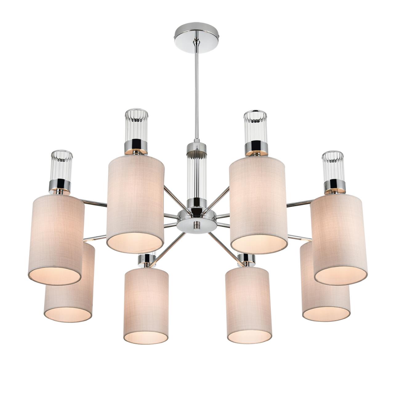 Люстра на штанге LUMION MODERNI ARNIKA хром E14*8 10W