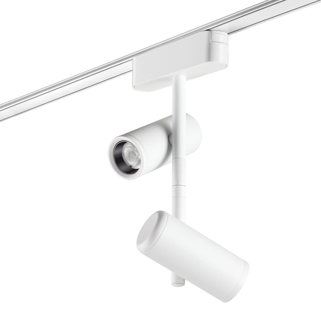 Трековый светильник для низковольтного шинопровода NOVOTECH SHINO SMAL белый LED*1 2*8W 4000К плафон белый
