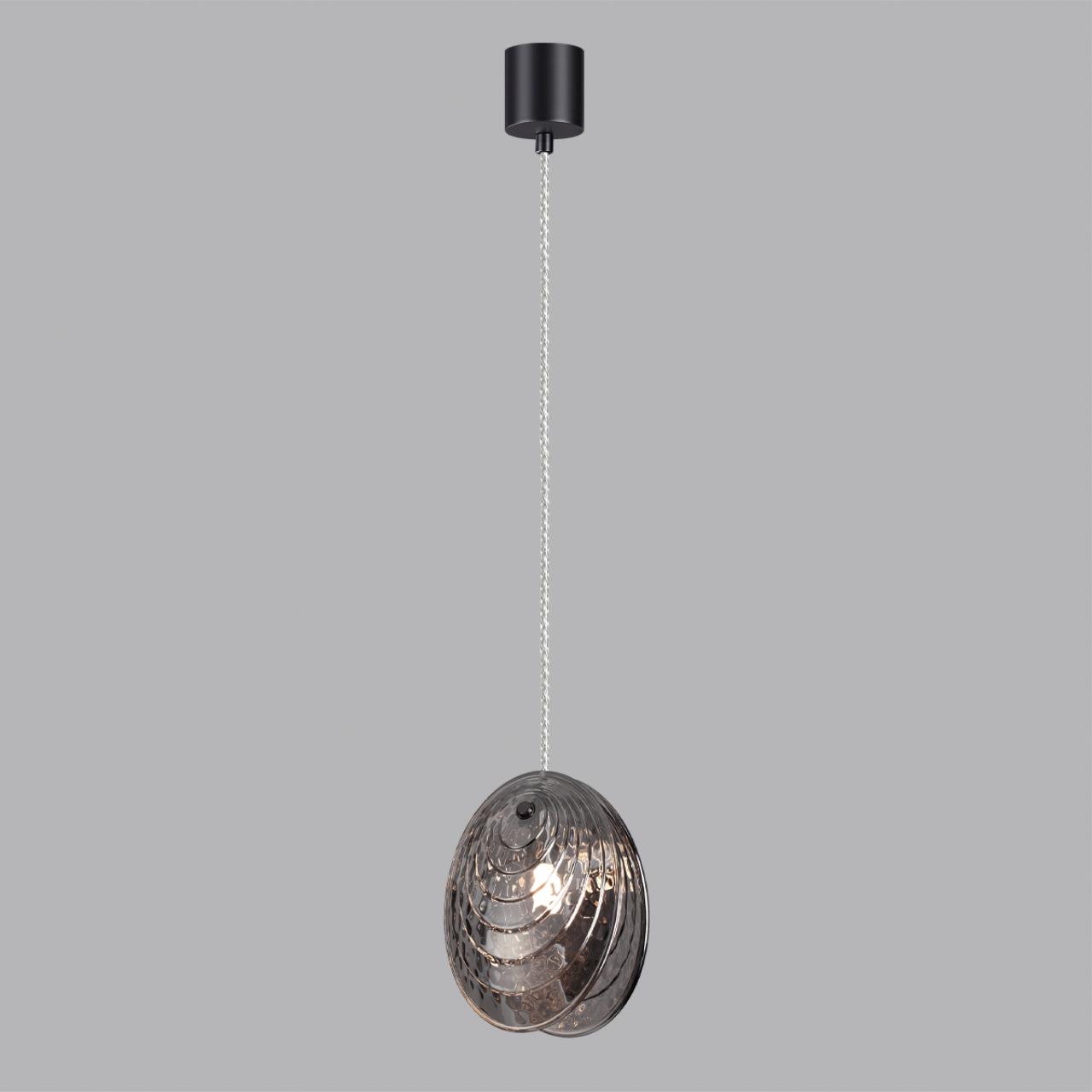 Подвес ODEON LIGHT MODERN MUSSELS черный G9*1 10W плафон черный