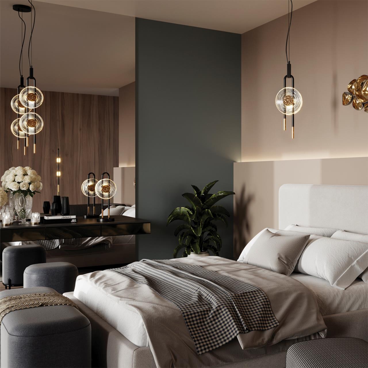 Подвес ODEON LIGHT EXCLUSIVE MODERN MAGNET черный LED*1 23W