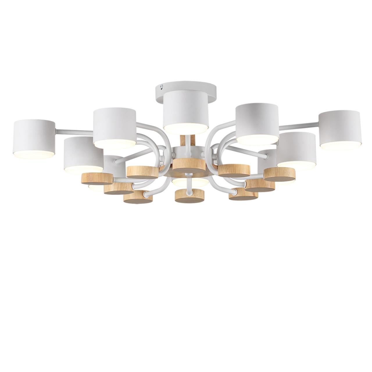 Люстра потолочная LUMION COMFI RONDO белый, бежевый GX53*10 10W