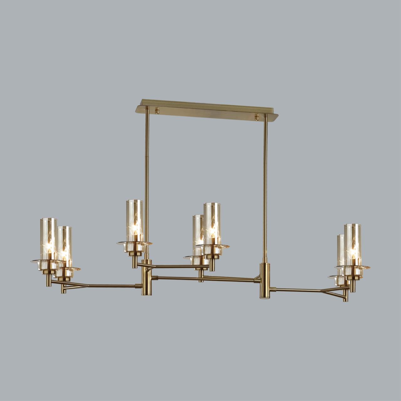 Люстра на штанге LUMION CLASSI MADONNA бронзовый E14*8 10W
