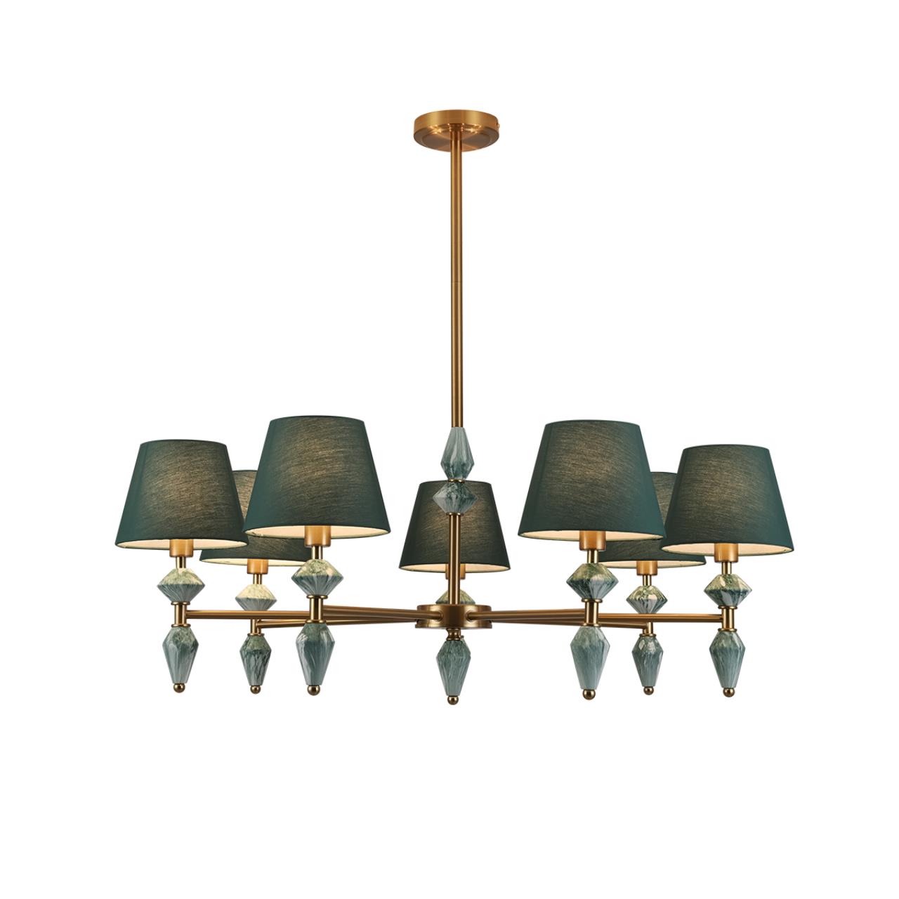 Люстра LUMION CLASSI VERMONT латунь E14*7 10W