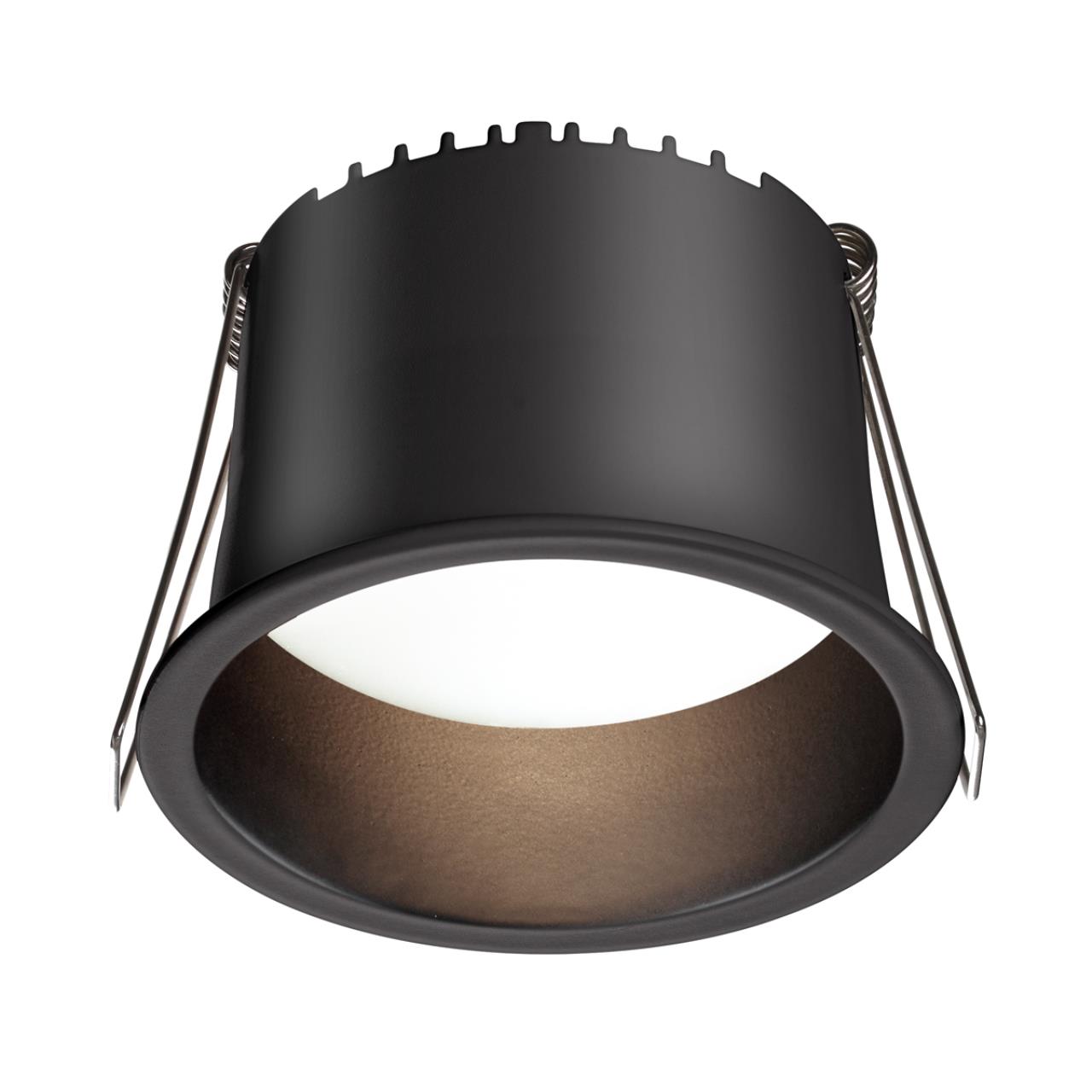 Светильник встраиваемый светодиодный NOVOTECH SPOT TRAN черный LED 9W 3000К плафон черный