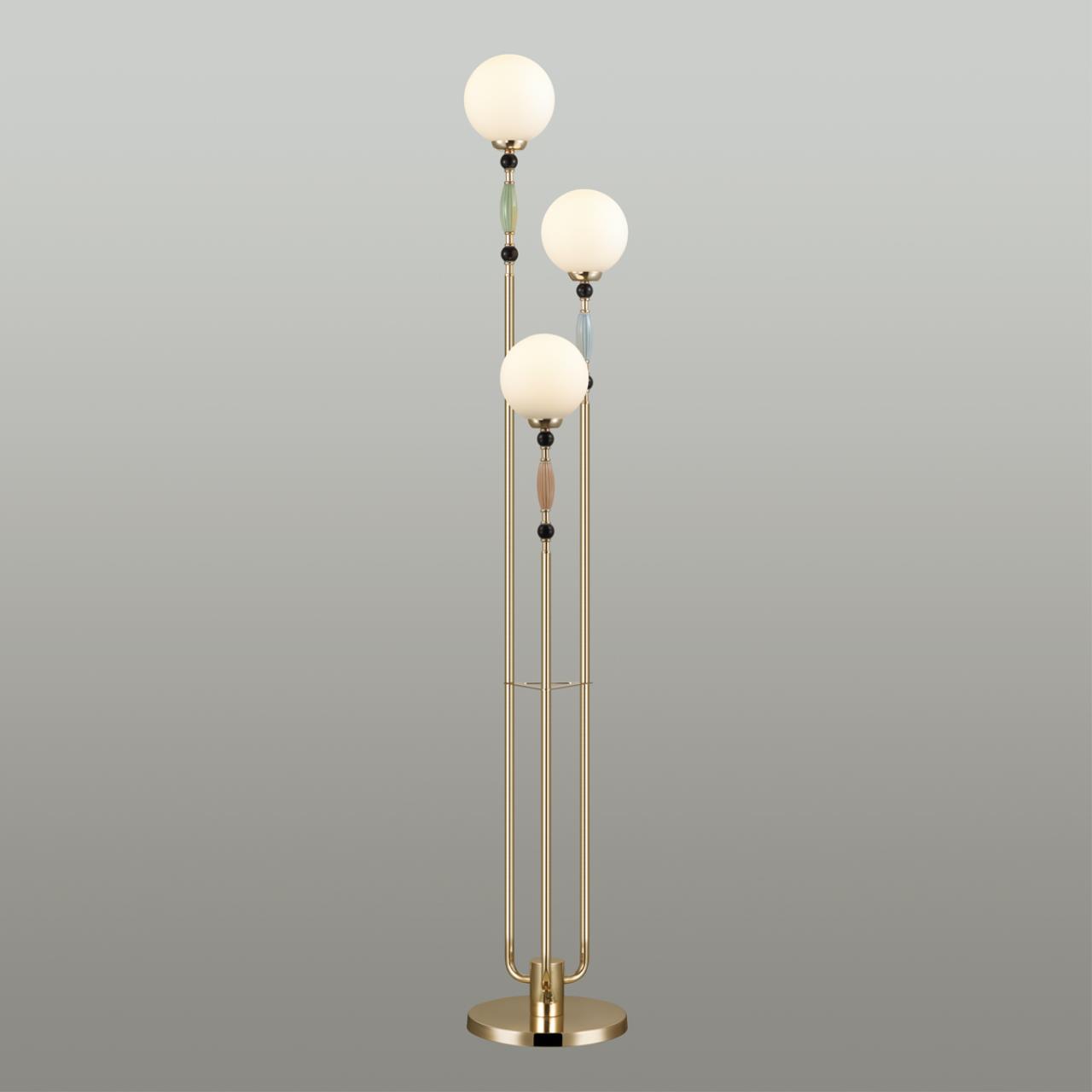 Торшер ODEON LIGHT EXCLUSIVE MODERN Palle золотой