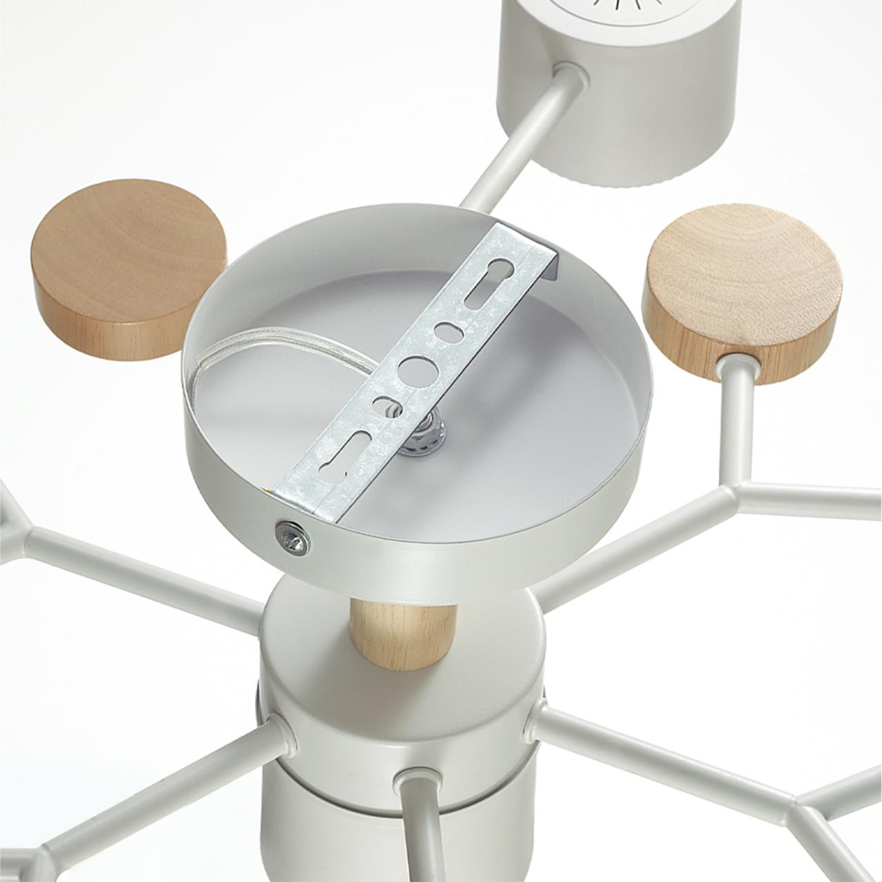 Люстра потолочная LUMION COMFI RONDO белый, бежевый GX53*7 10W