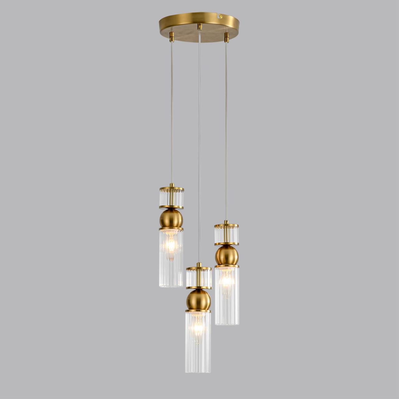 Подвес LUMION MODERNI DENVER латунь E14*3 10W