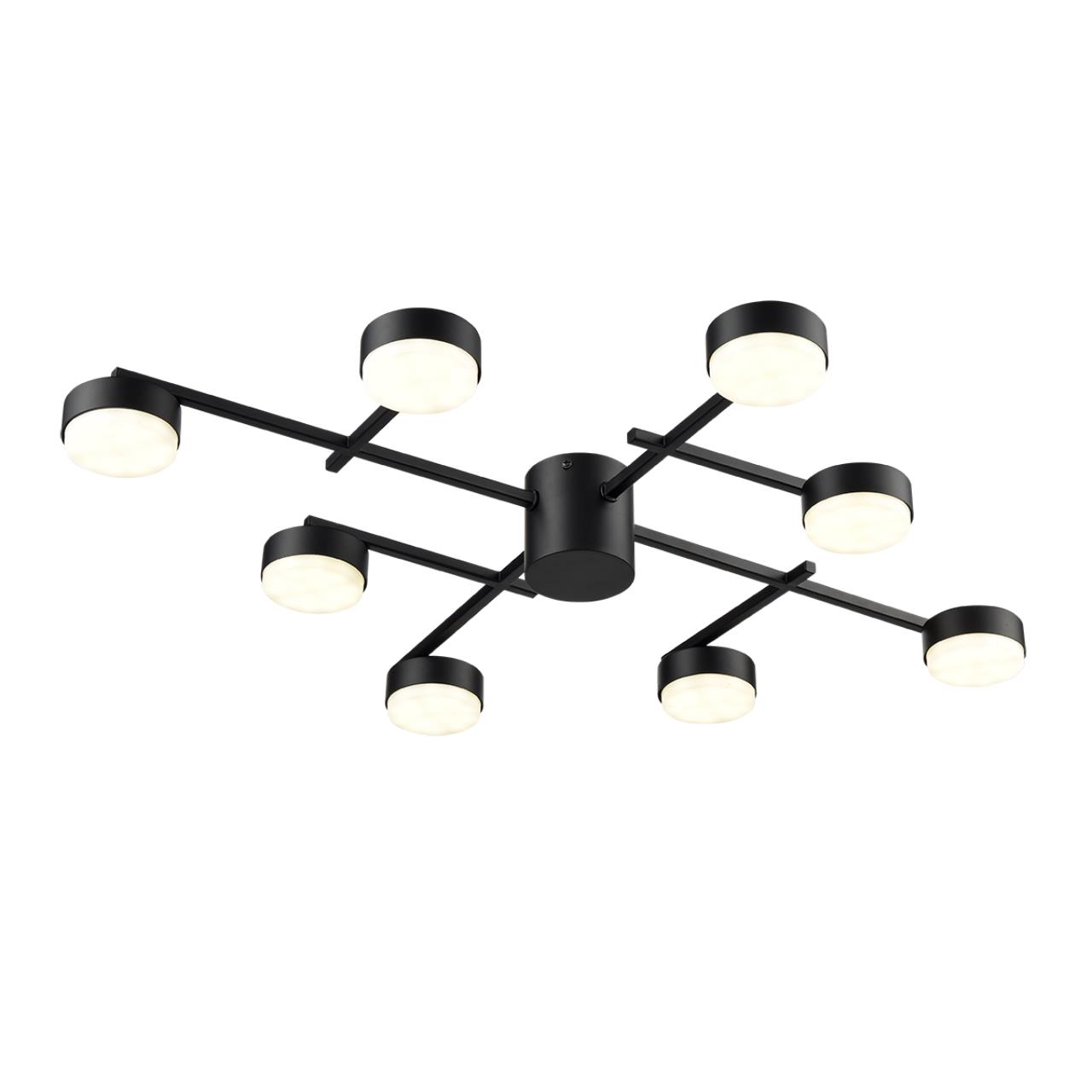 Люстра потолочная LUMION COMFI DABRA черный GX53*8 10W