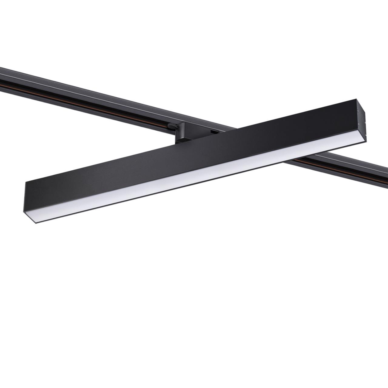 Светильник трековый однофазный трехжильный светодиодный NOVOTECH PORT ITER черный LED*1 30W 4000К
