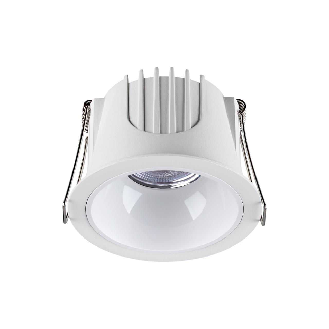 Светильник встраиваемый светодиодный NOVOTECH SPOT KNOF белый LED 10W 4000К плафон белый