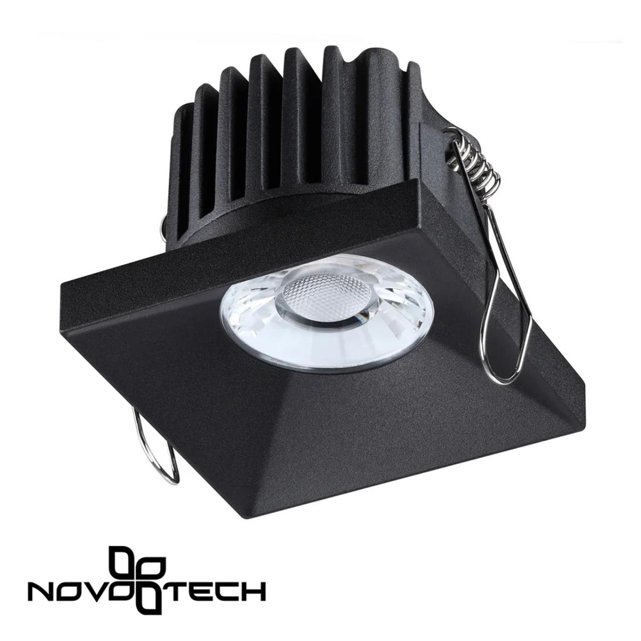 Светильник встраиваемый NOVOTECH SPOT METIS черный LED*1 10W