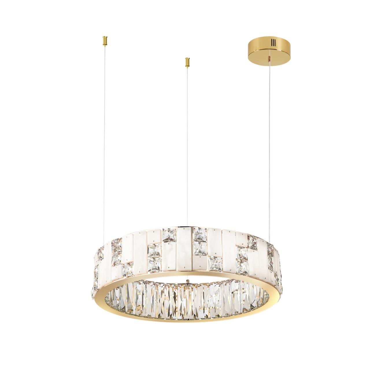 Люстра ODEON LIGHT HALL CROSSA золотой LED*1 46W