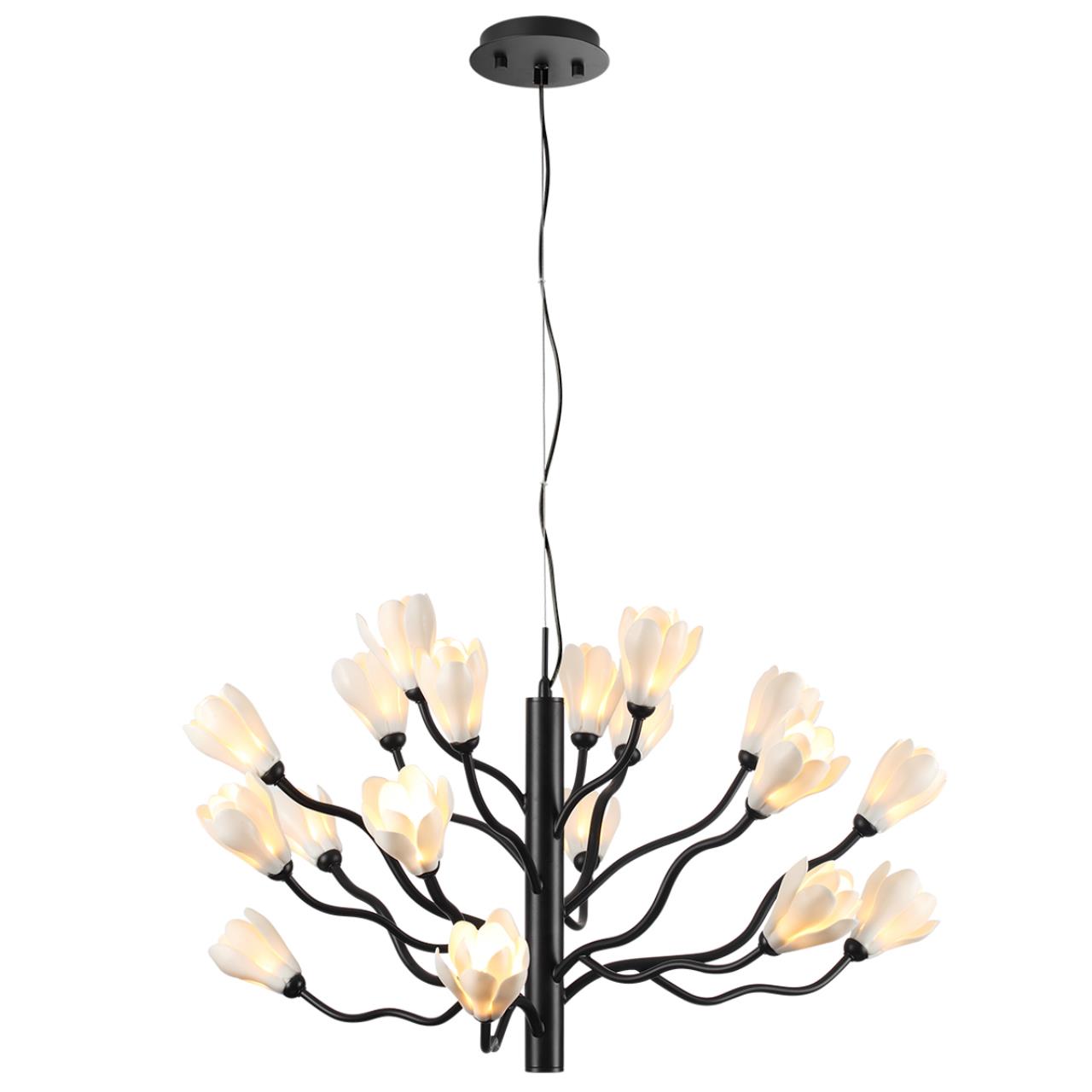 Люстра ODEON LIGHT MODERN GARDI черный G4*15 10W
