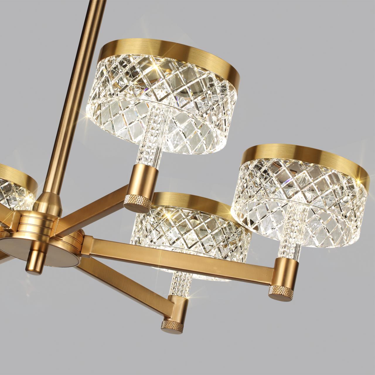 Люстра ODEON LIGHT L-VISION FIVRE античная бронза, латунь