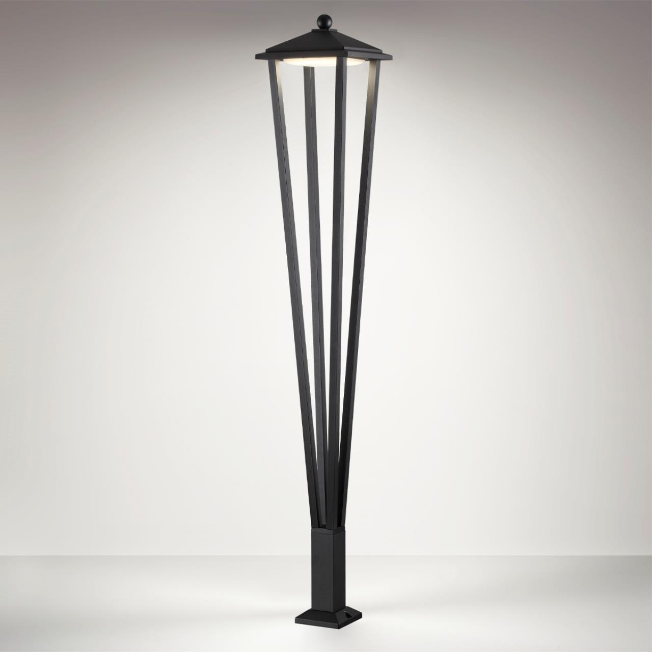 Ландшафтный светильник ODEON LIGHT NATURE BEARITZ черный LED*1 12W 4000К