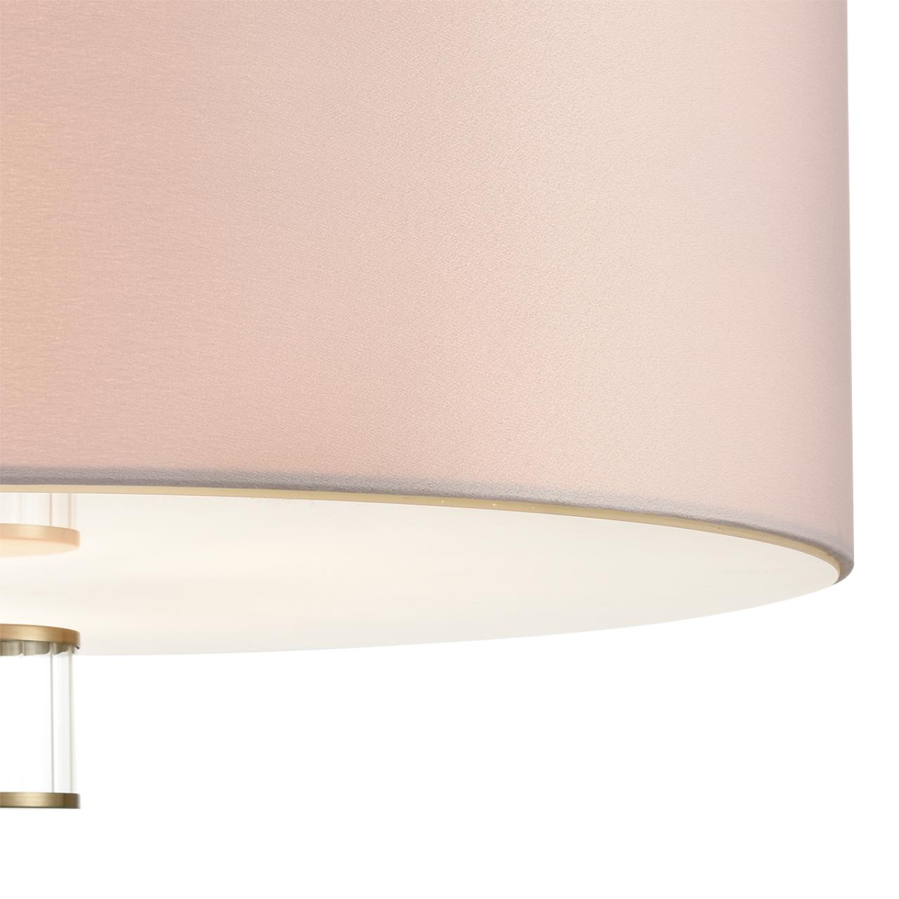 Люстра на штанге LUMION MODERNI DAMONA латунь E14*7 10W плафон бежевый