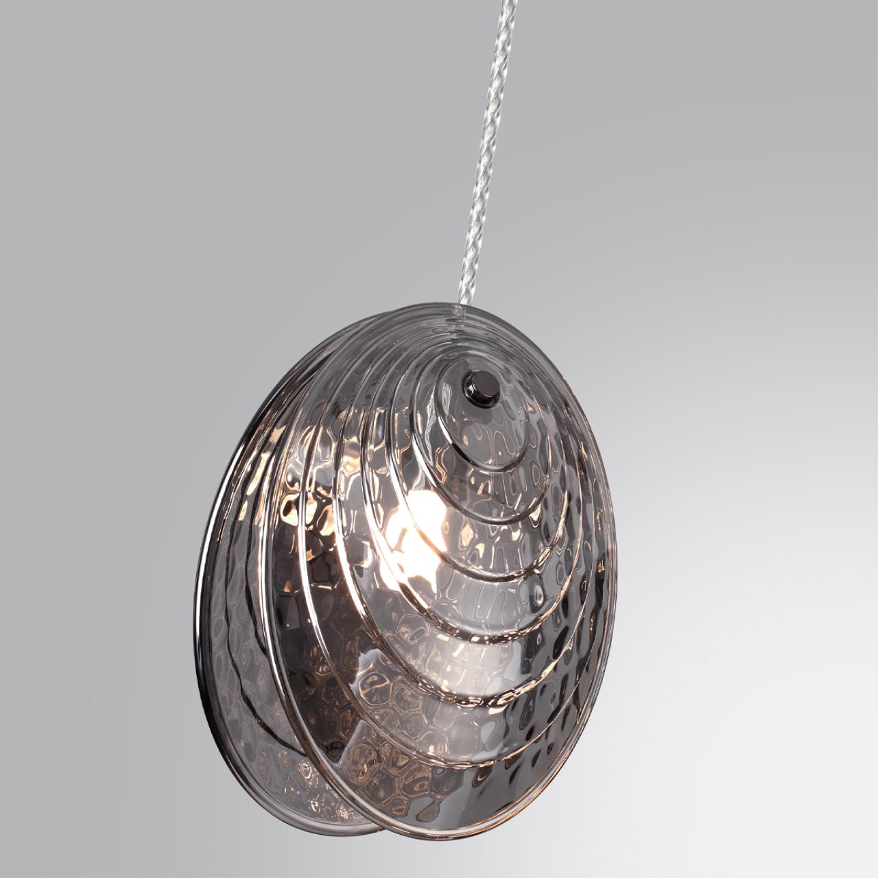 Подвес ODEON LIGHT MODERN MUSSELS черный G9*1 10W плафон черный