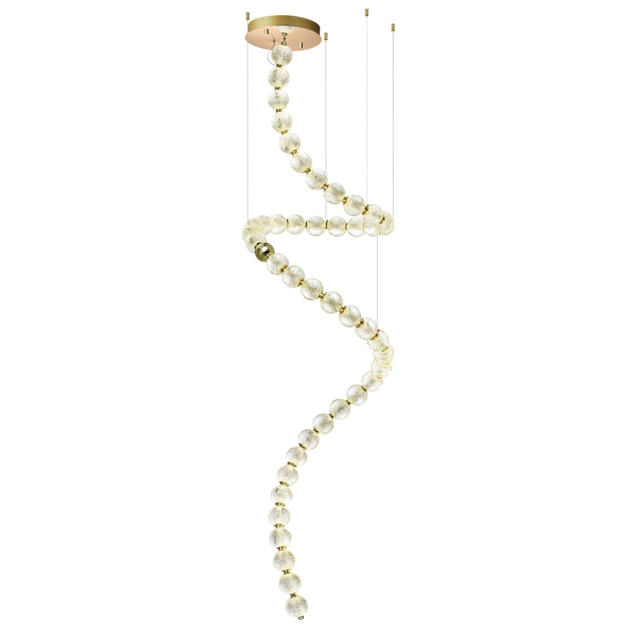 Люстра ODEON LIGHT L-VISION CRYSTAL золотой LED*1 132W