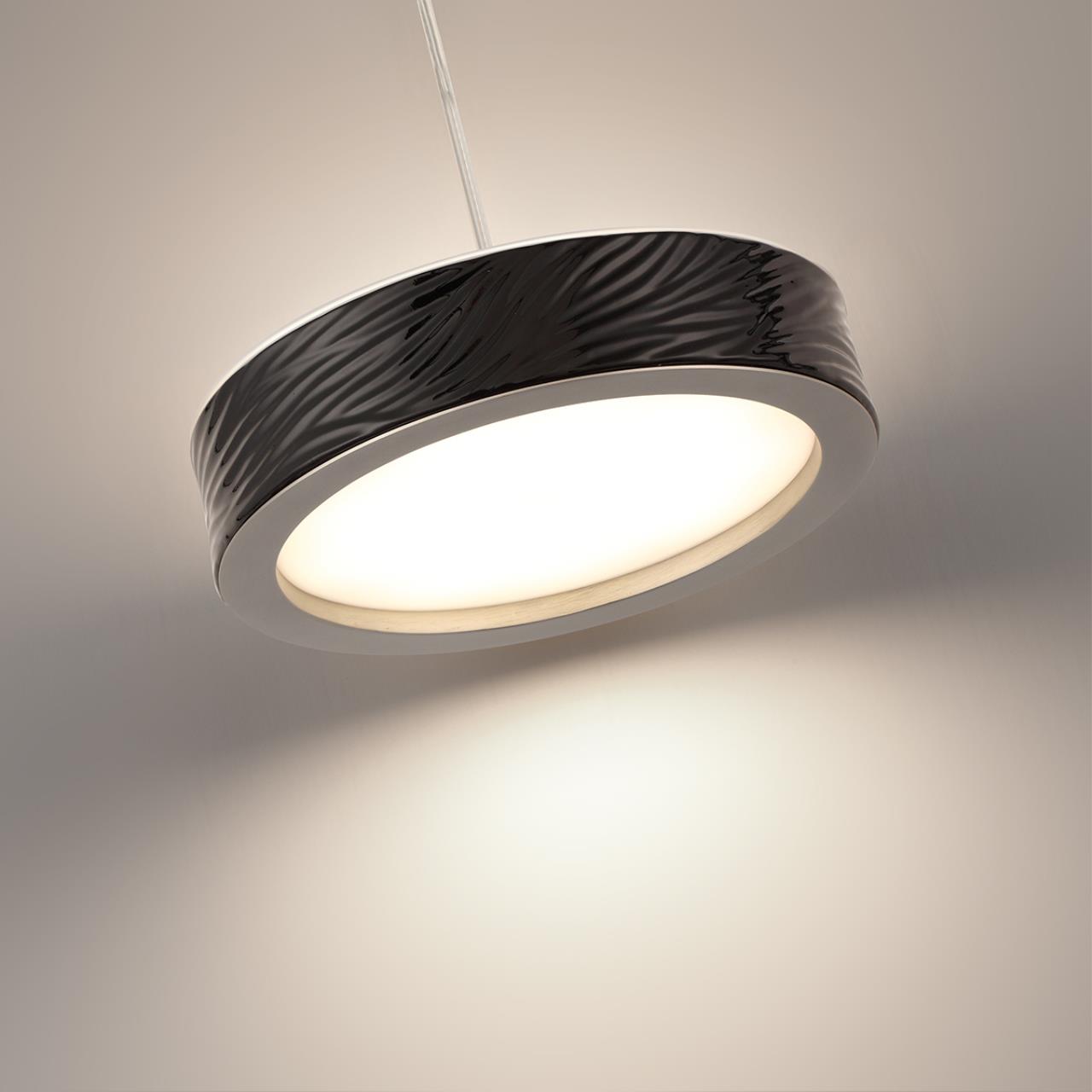 Подвес ODEON LIGHT EXCLUSIVE L-VISION RIVIERA никель LED*1 18W 2000/3000/4000К  220 мм