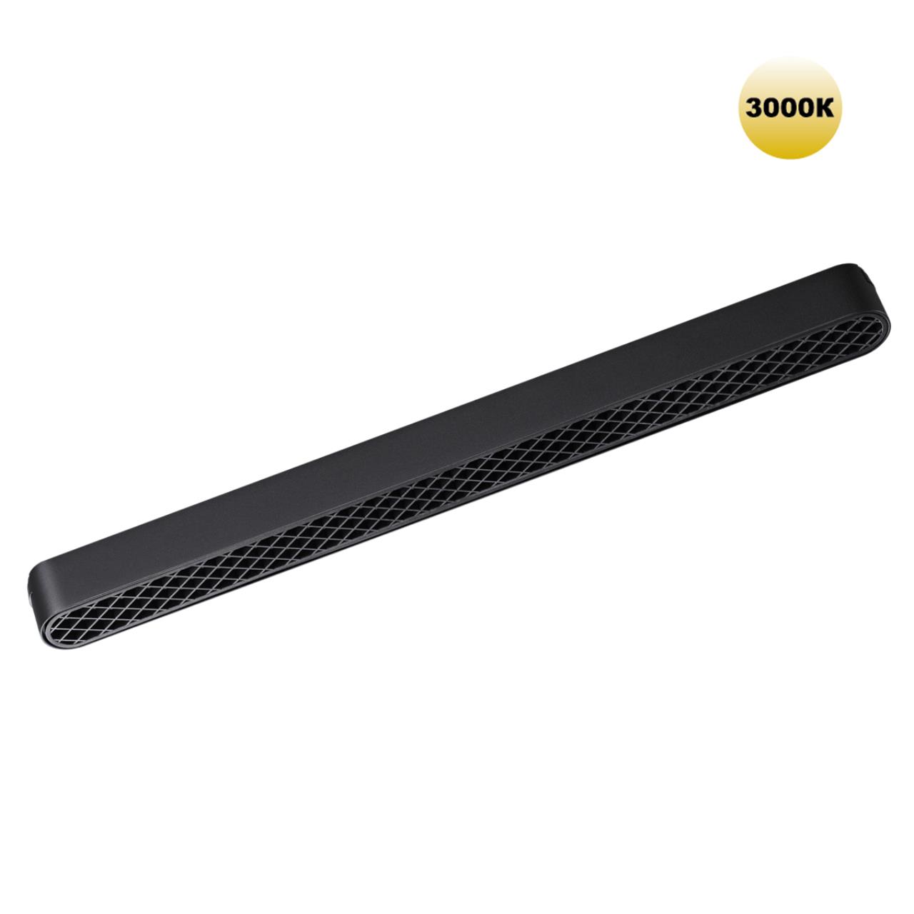 Трековый светильник для низковольтного шинопровода NOVOTECH SHINO SMAL черный LED*1 18W 3000К 330 мм сота