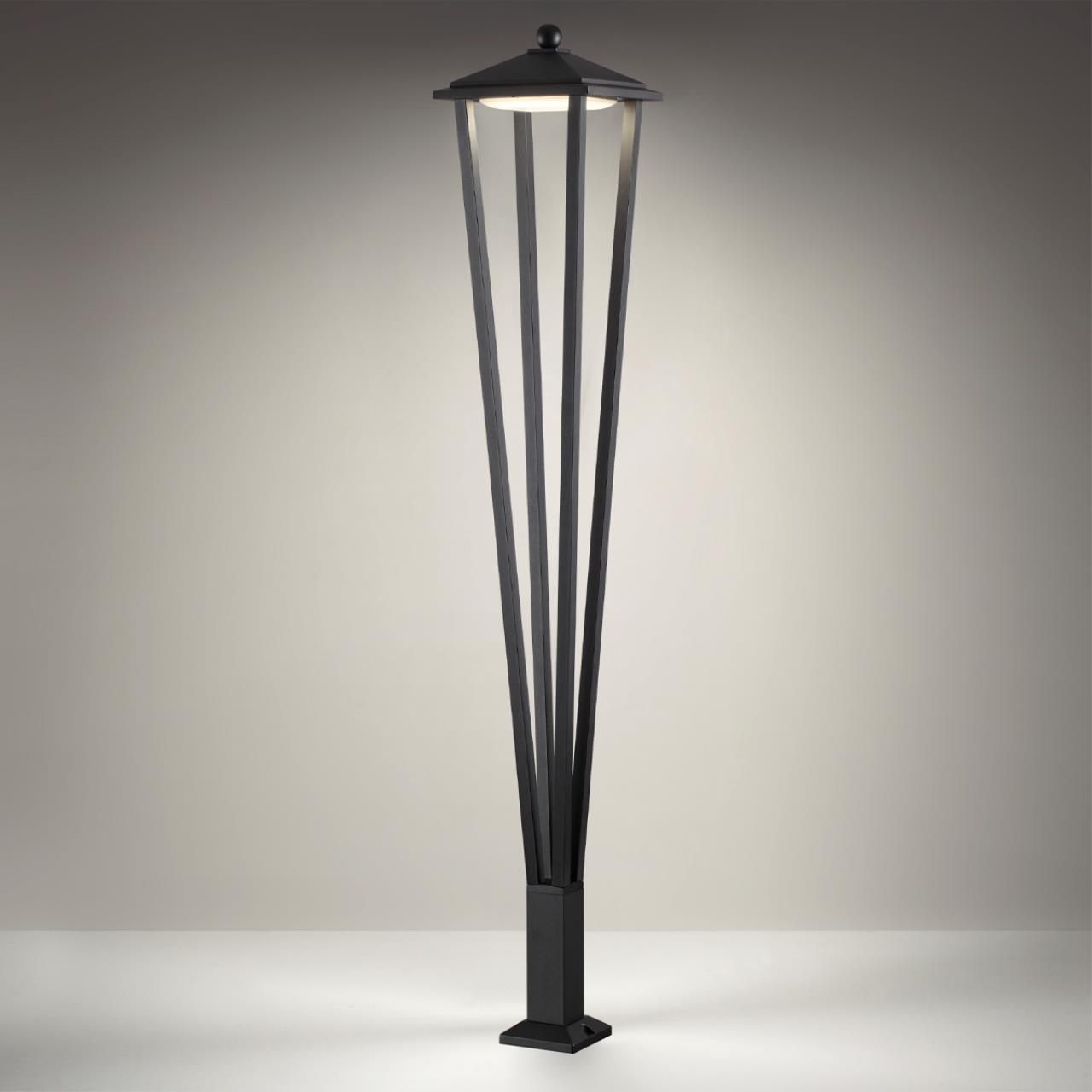 Ландшафтный светильник ODEON LIGHT NATURE BEARITZ черный LED*1 12W 4000К