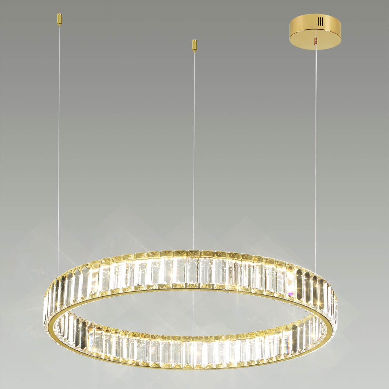 Люстра ODEON LIGHT L-VISION Vekia золотой LED*1 36W