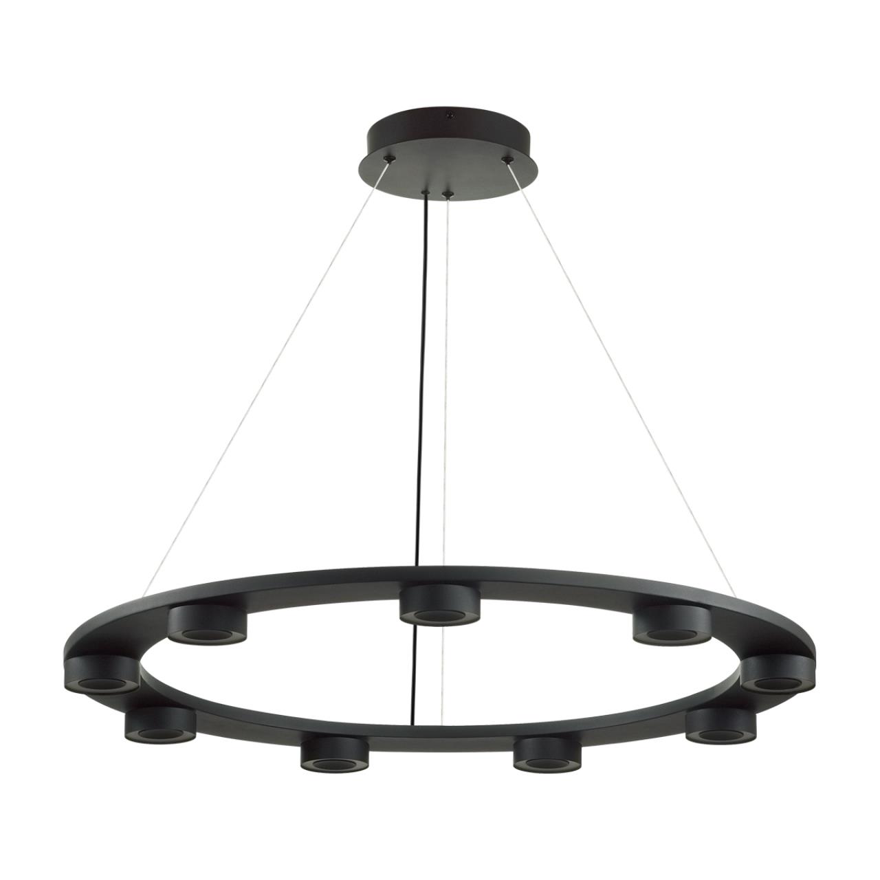 Люстра подвесная ODEON LIGHT HIGHTECH TURMAN черный