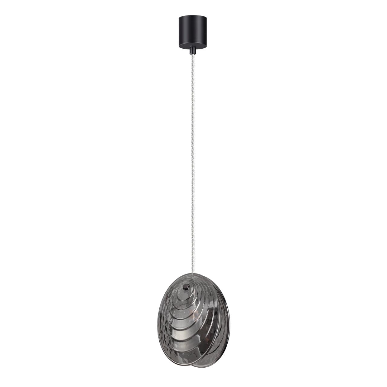 Подвес ODEON LIGHT MODERN MUSSELS черный G9*1 10W плафон черный