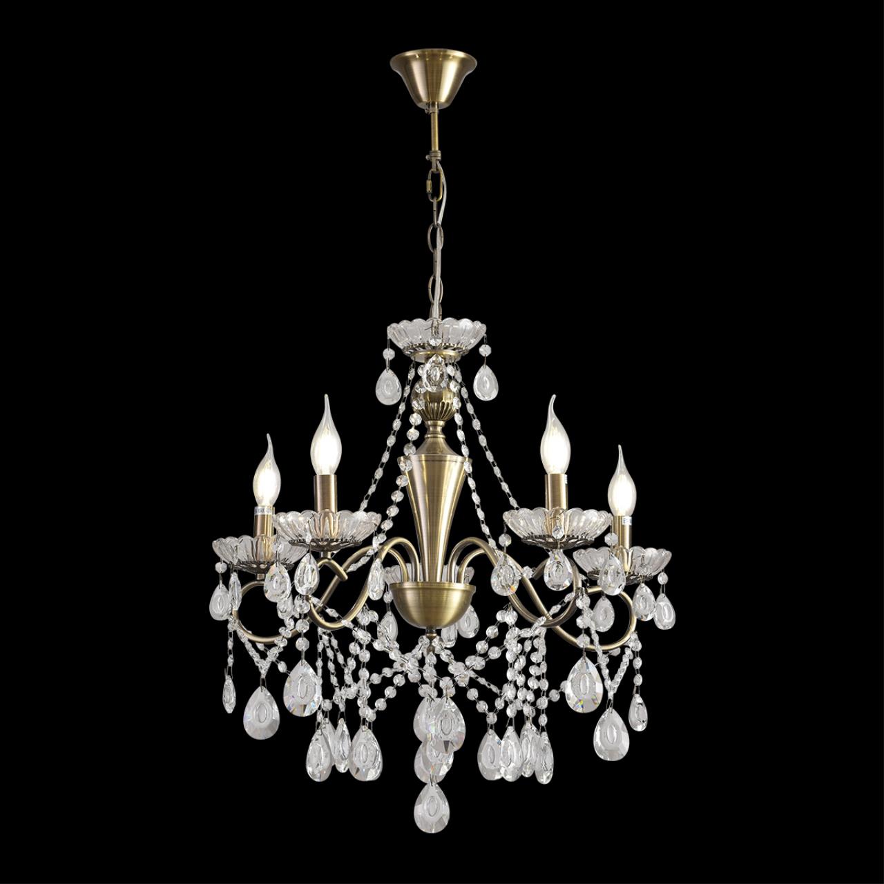 Люстра потолочная LUMION CLASSI LUINA бронзовый E14*5 10W