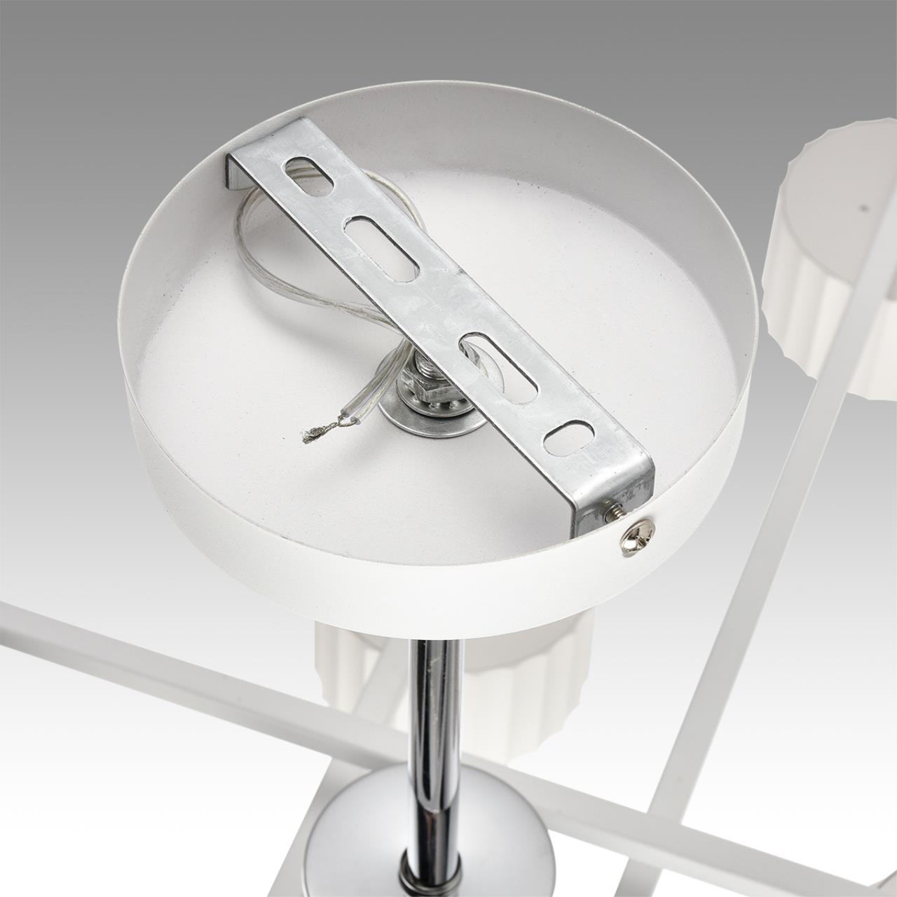 Люстра на штанге LUMION COMFI KARINA белый, хром GX53*8 10W