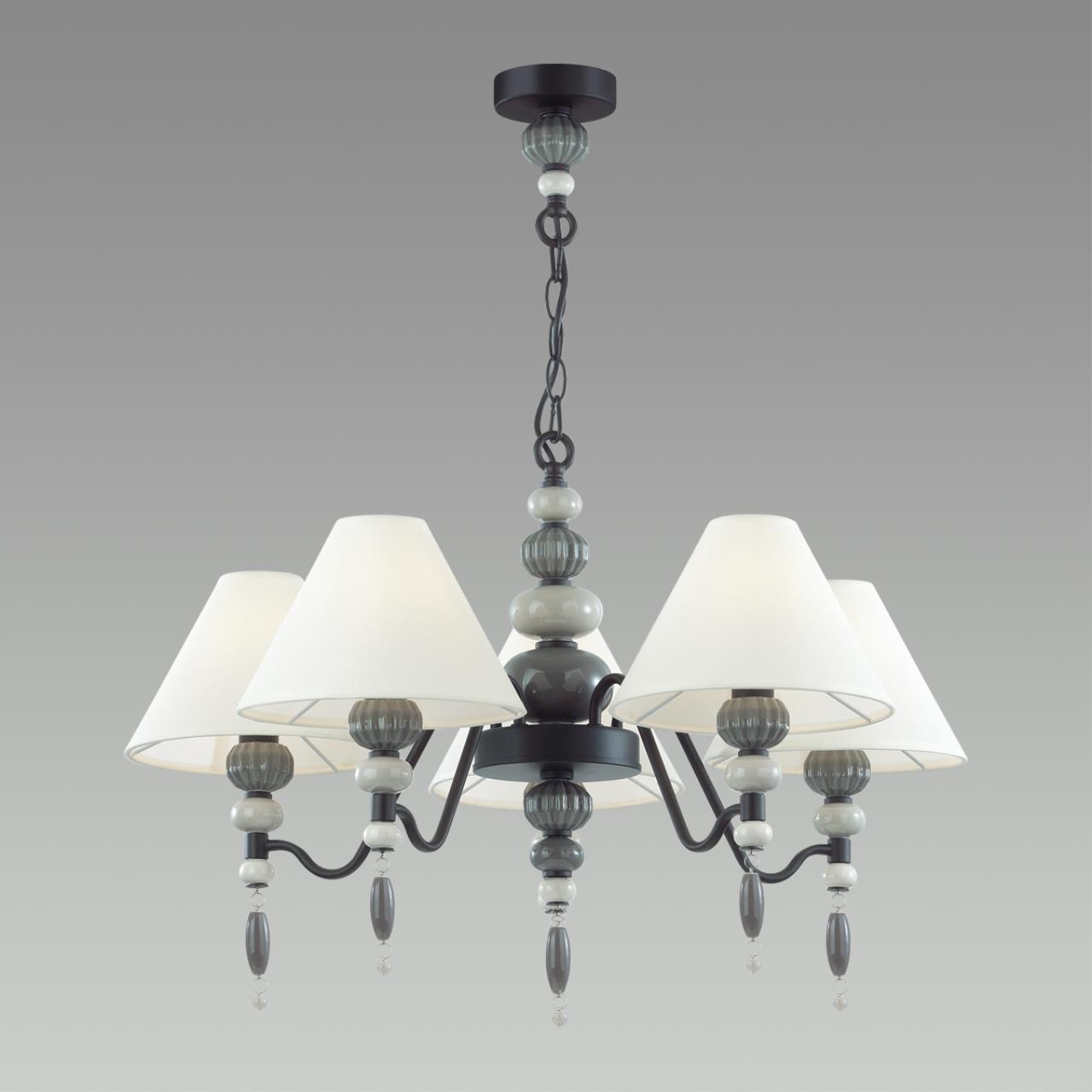 Люстра ODEON LIGHT EXCLUSIVE MODERN Sochi черный E14*5 10W