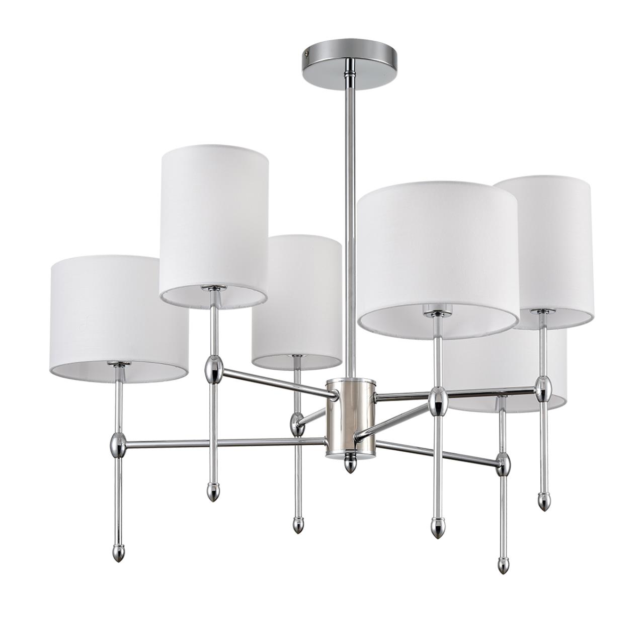 Люстра на штанге LUMION CLASSI LATTI хром E14*6 10W