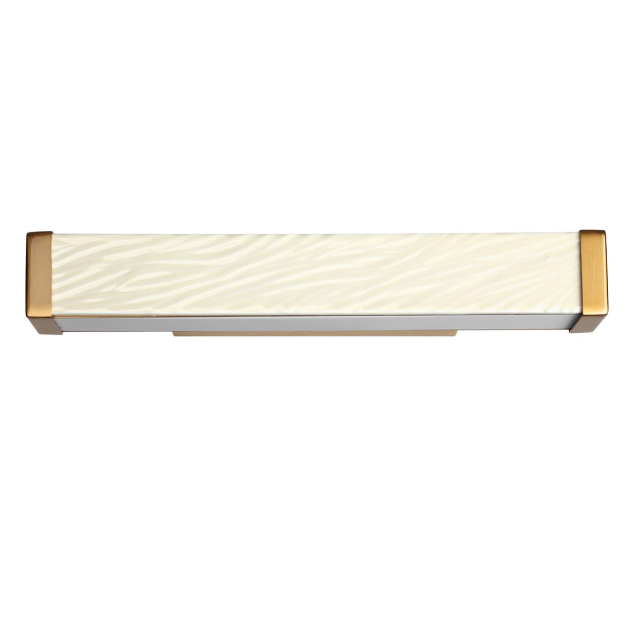Настенный светильник с выкл. ODEON LIGHT EXCLUSIVE L-VISION RIVIERA латунь LED*1 10W 2000/3000/4000К плафон белый