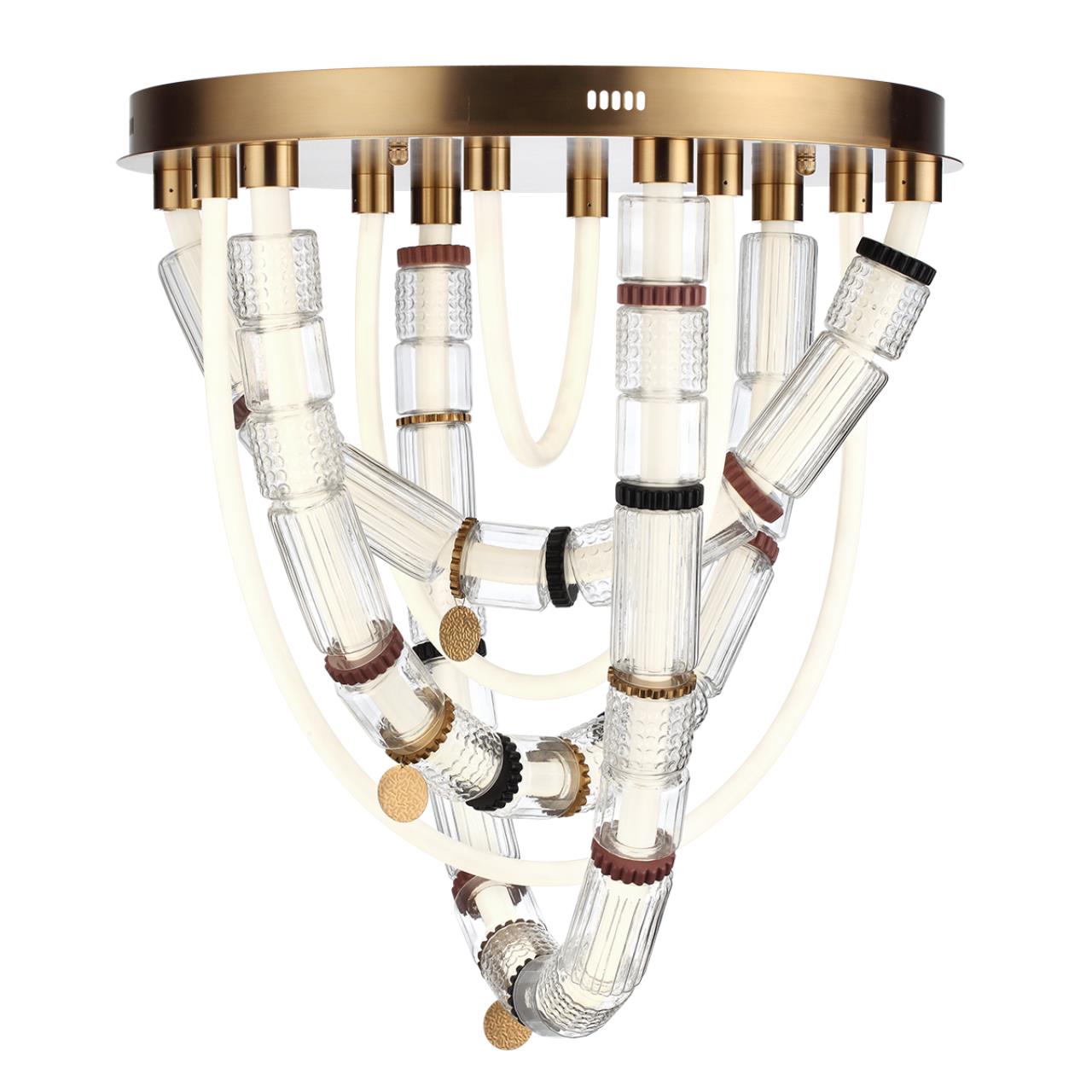 Люстра потолочная ODEON LIGHT EXCLUSIVE L-VISION COLLIER античная бронза, латунь