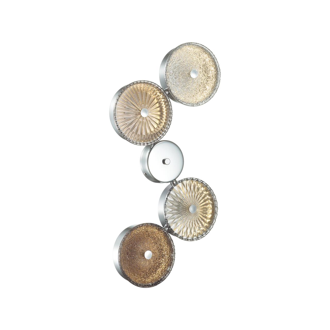 Бра ODEON LIGHT EXCLUSIVE L-VISION CARAMELLA хром LED*1 25W