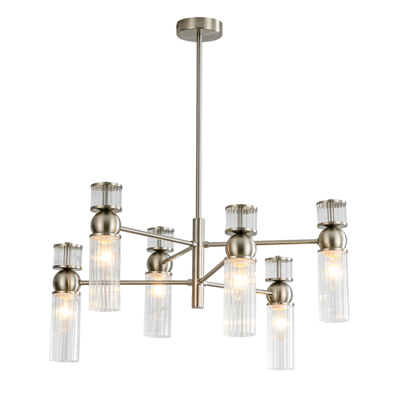 Люстра LUMION MODERNI DENVER никель E14*6 10W