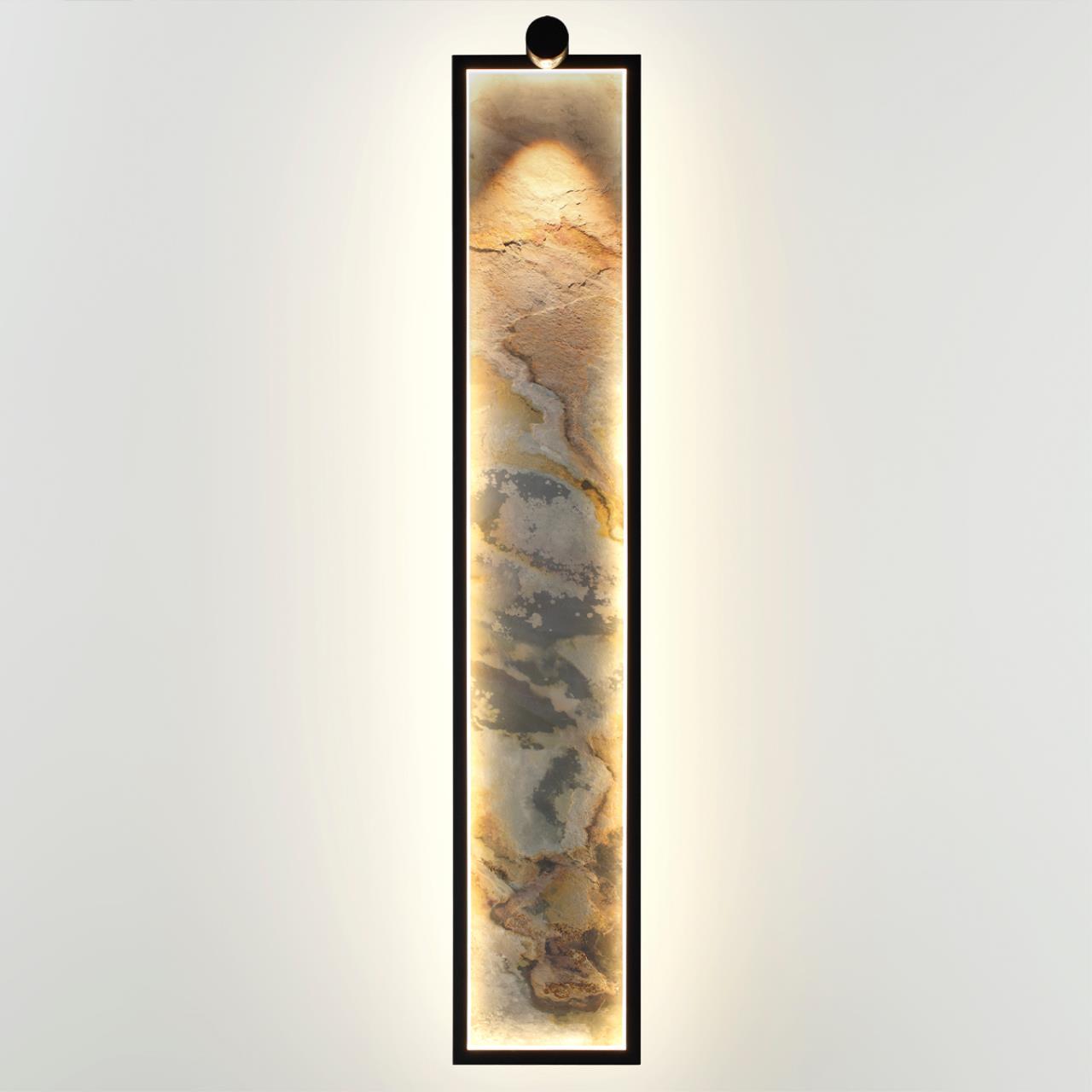 Настенный светильник ODEON LIGHT L-VISION STOFLAKE черный LED*1 35W
