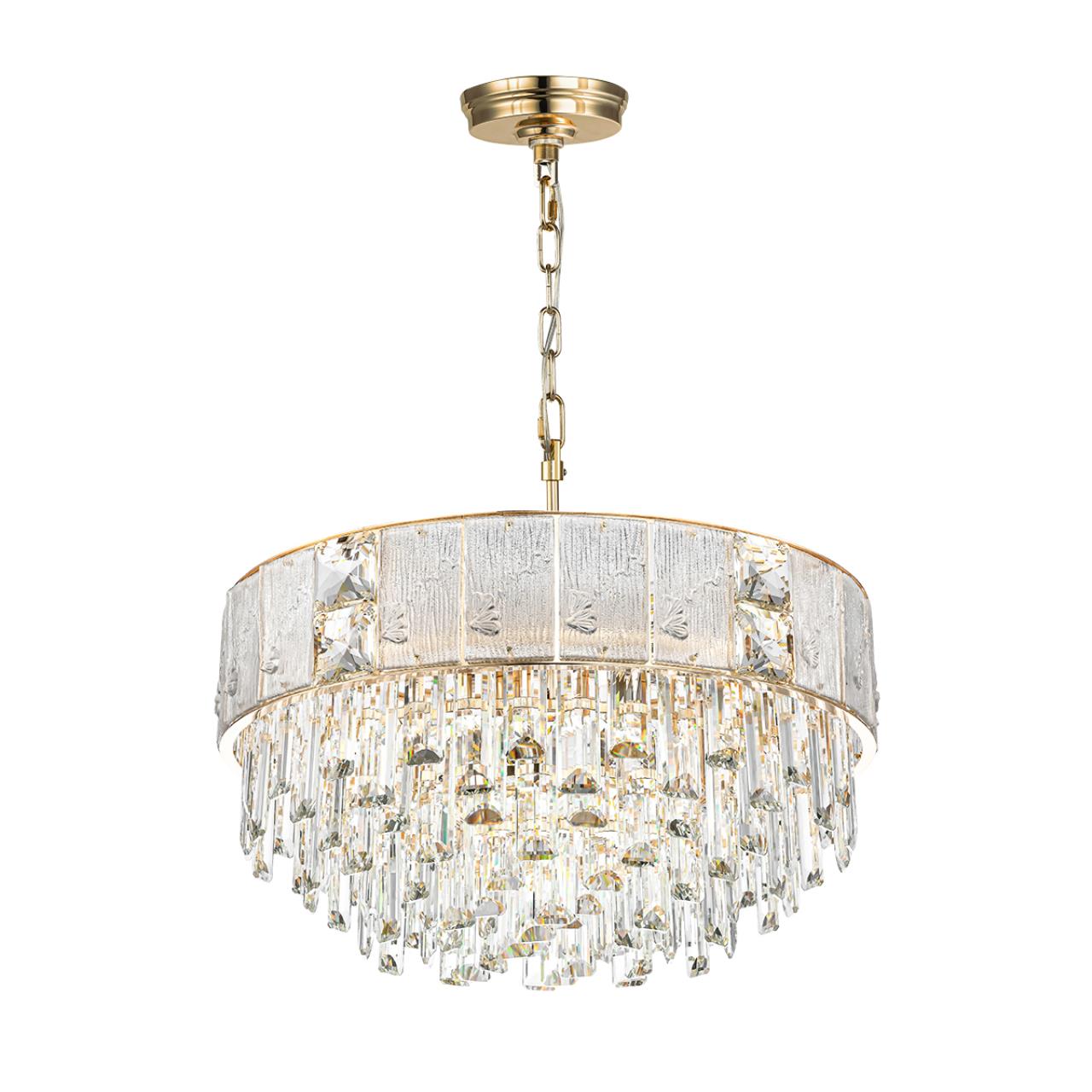 Люстра ODEON LIGHT HALL FIESTA золотой E14*11 10W