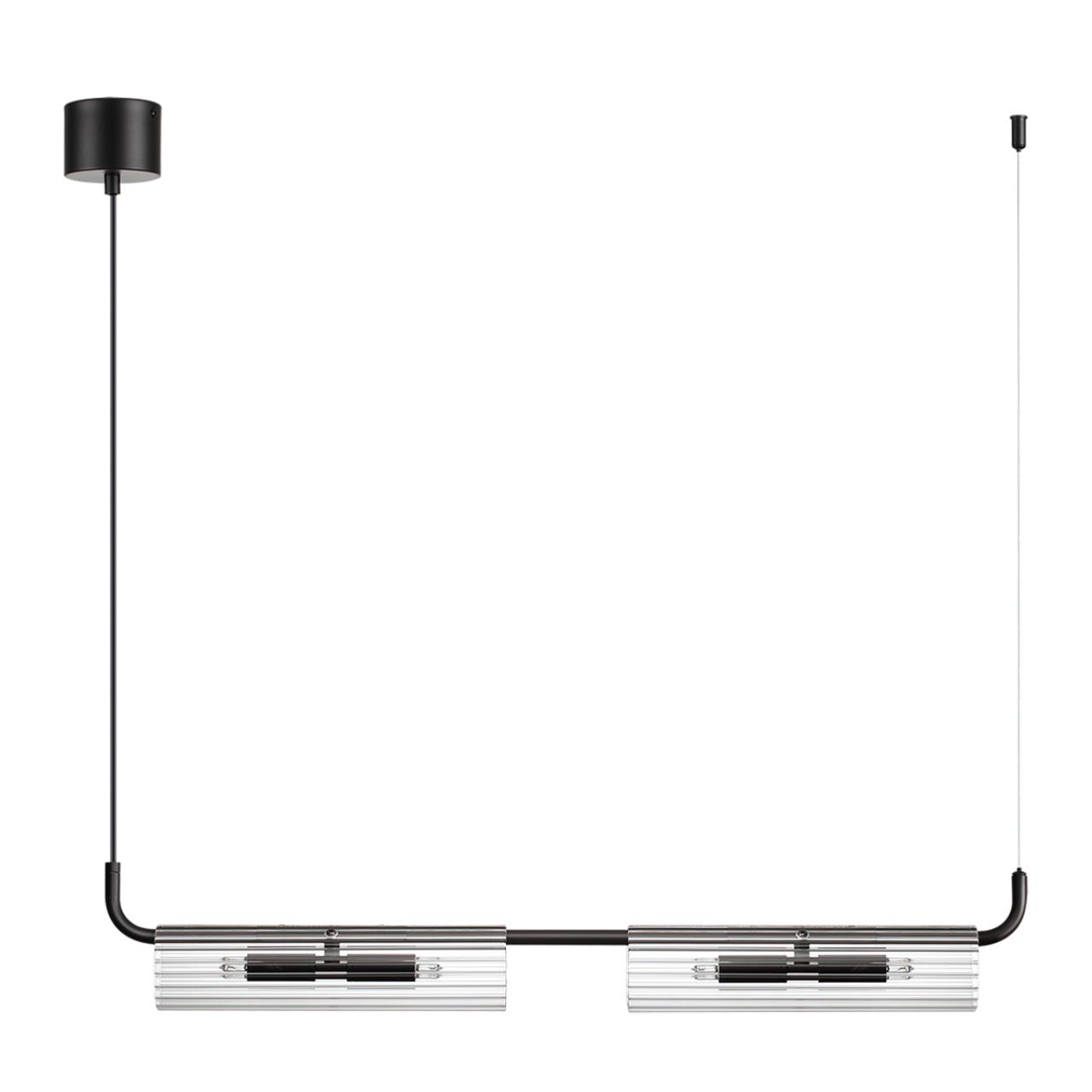Подвес линейный LUMION SUSPENTIONI TORONTO черный G9*4 10W