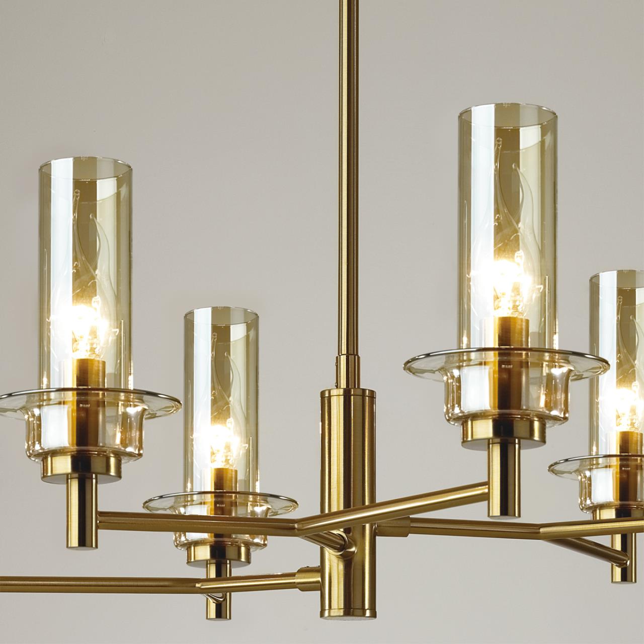 Люстра на штанге LUMION CLASSI MADONNA бронзовый E14*6 10W