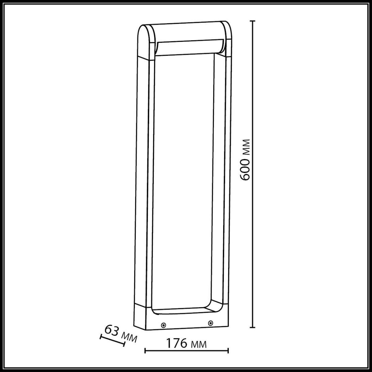 Ландшафтный светильник ODEON LIGHT NATURE TWINSET коричневый LED*1 12W 3000К