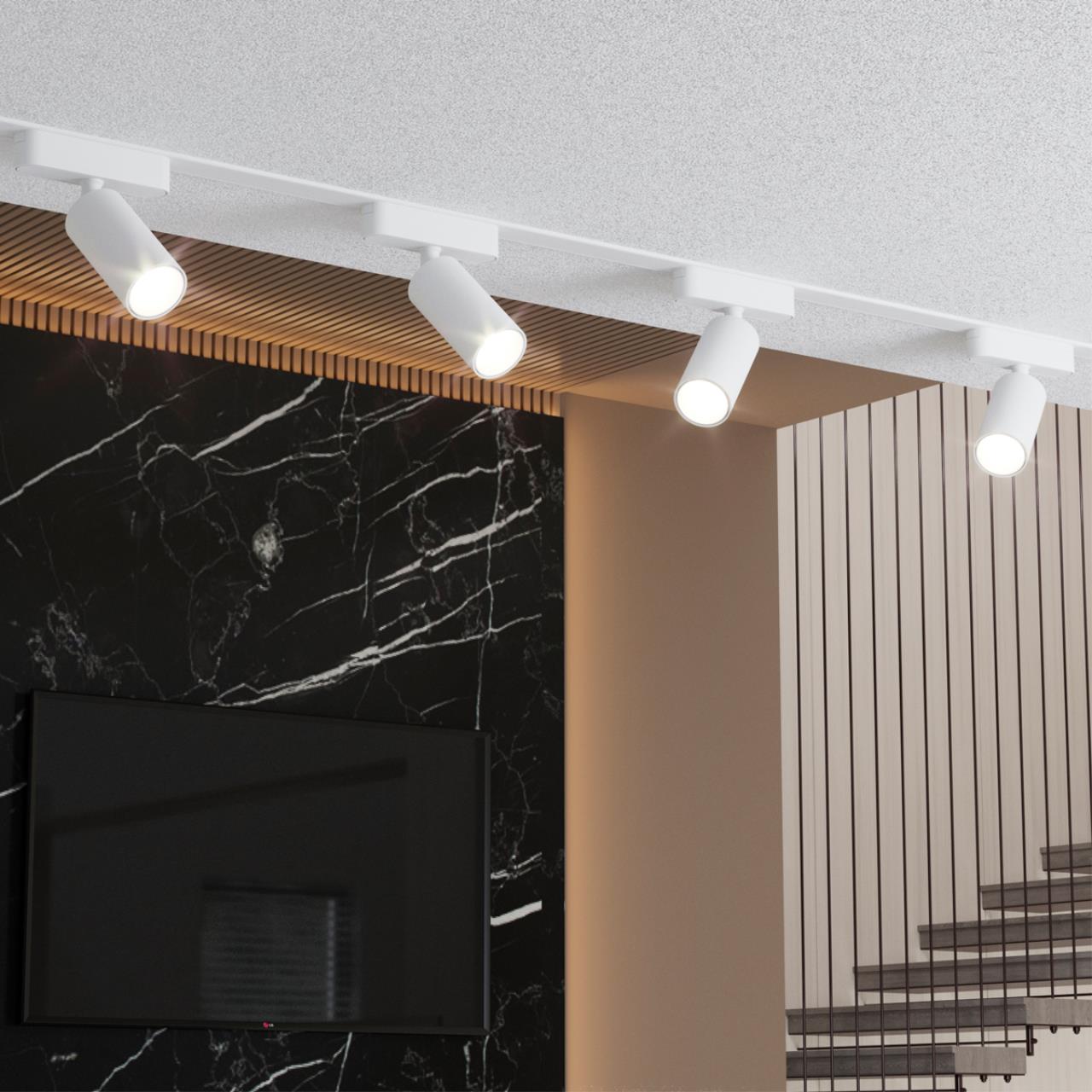 Трековый светильник для низковольтного шинопровода NOVOTECH SHINO SMAL белый LED 12W