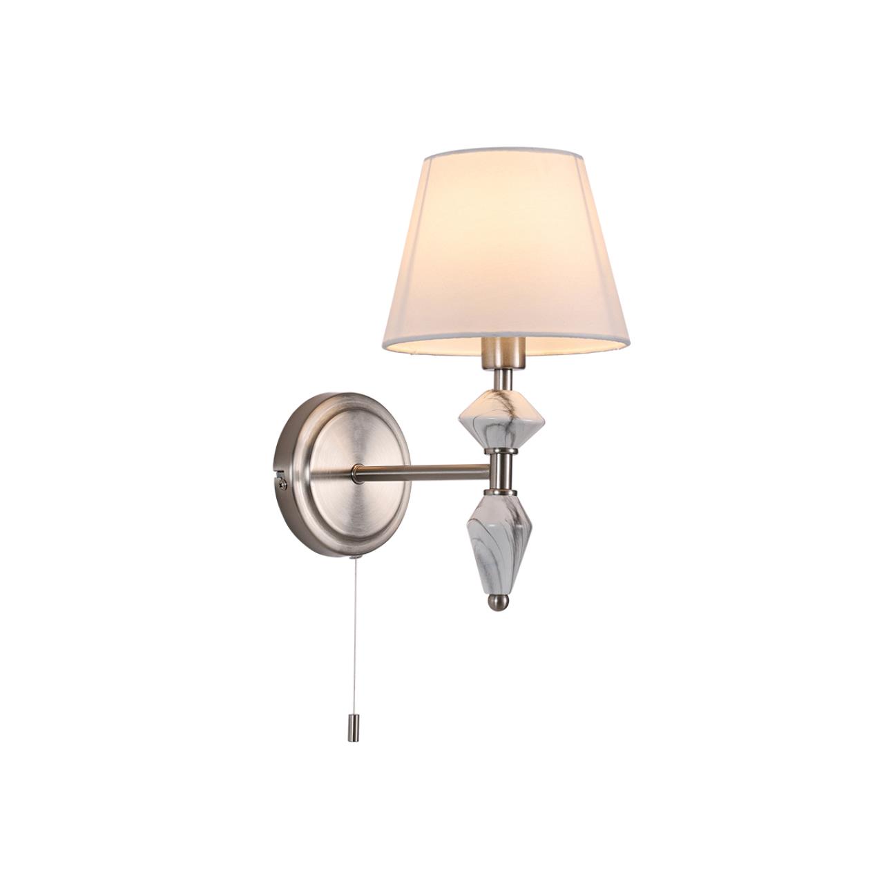 Бра с выключателем LUMION CLASSI VERMONT никель